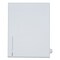 Avery 10-Tab "3" 11 in. x 8.5 in. Allstate Style Preprinted Legal Exhibit Side Tab Index Dividers - White (25/Pack)